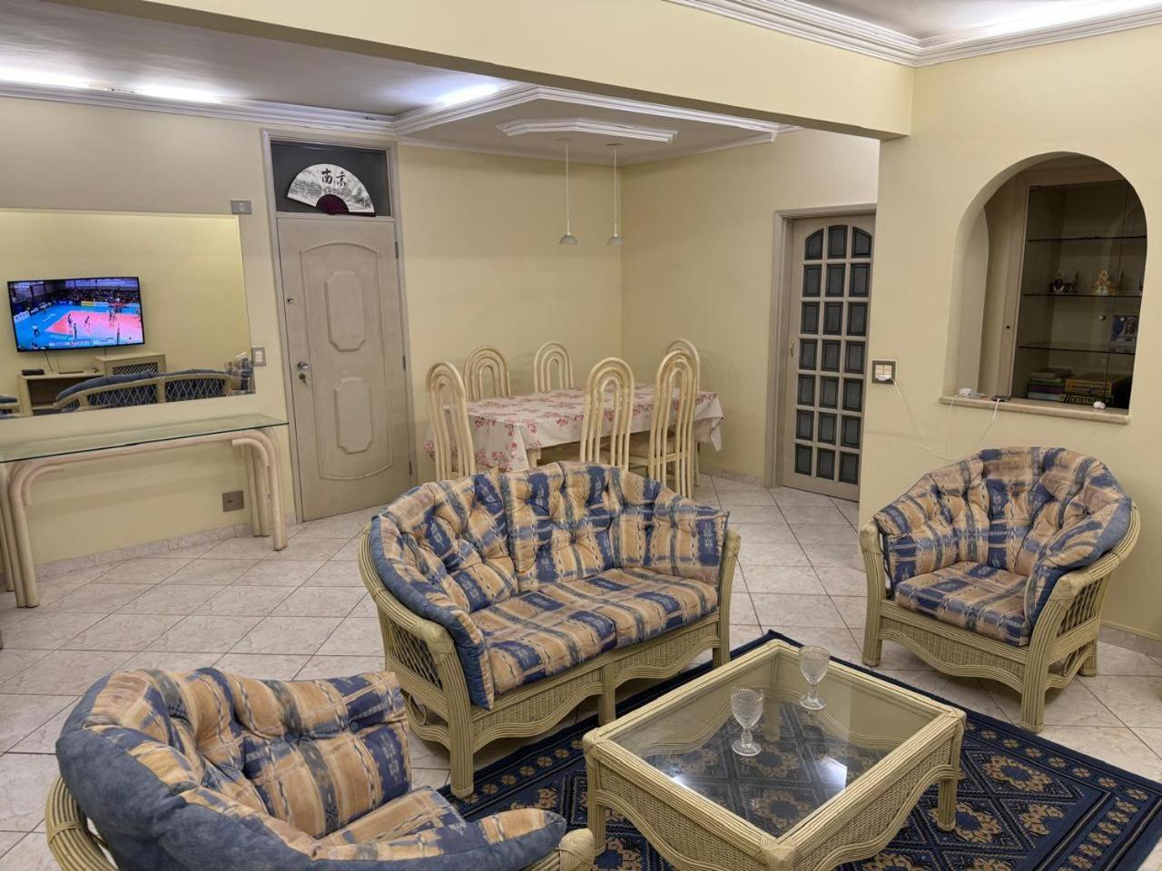Apartamento Com Vista Mar Гуаружа Экстерьер фото