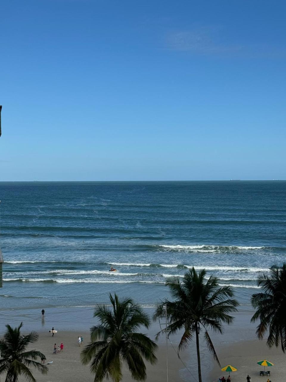 Apartamento Com Vista Mar Гуаружа Экстерьер фото